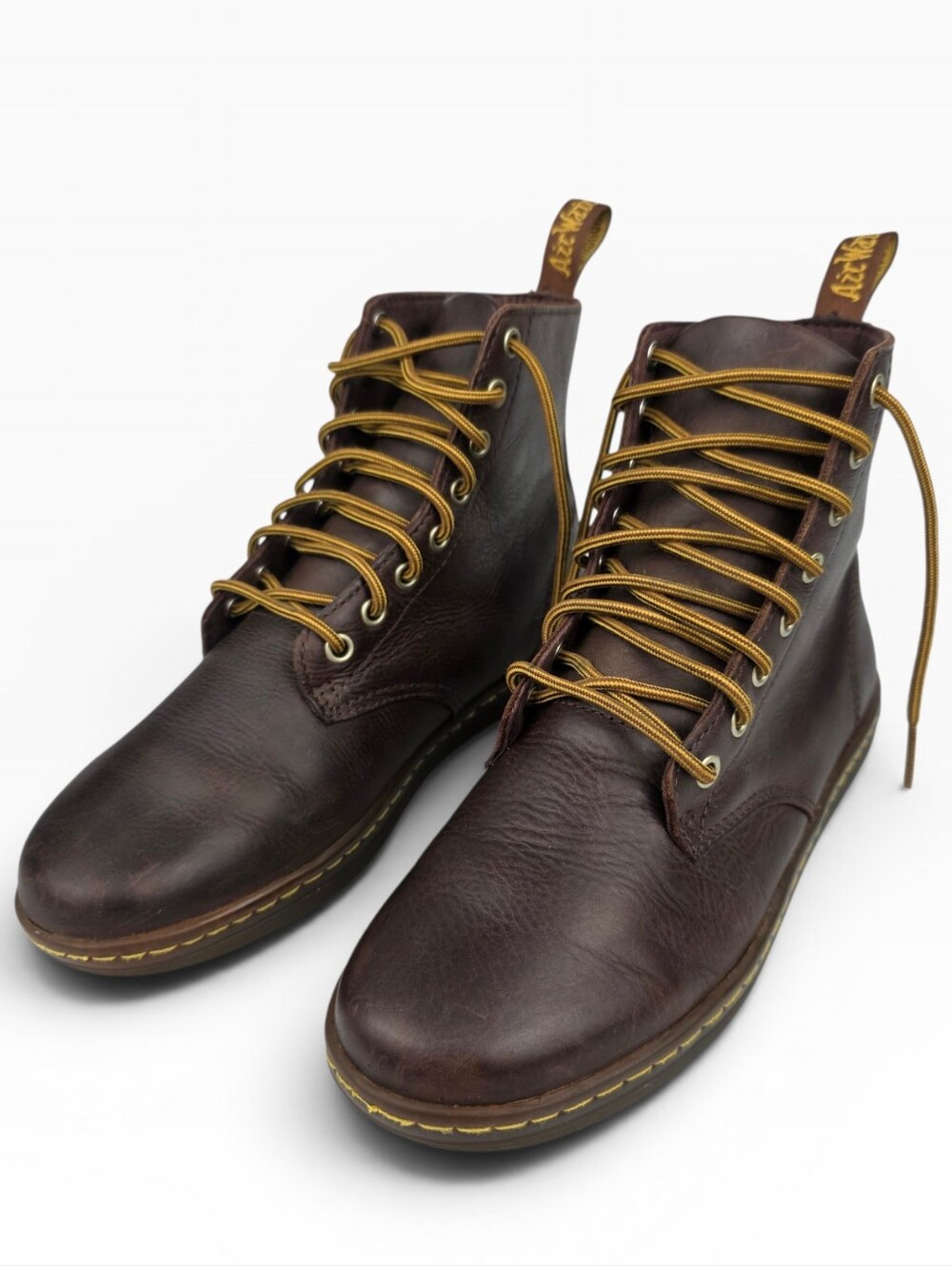 Dr Martens Tobias Boots Men's 8 | Women's 9 Brown Leather Ankle Lace Up EUC